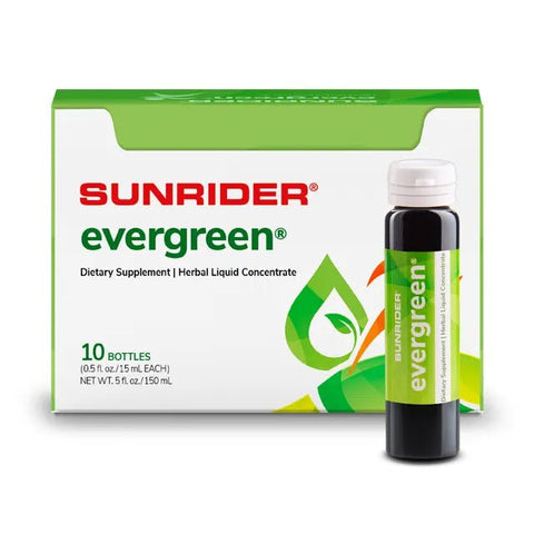 NOW AVAILABLE  Evergreen | Liquid Chlorophyll Herbal Beverage by Sunrider