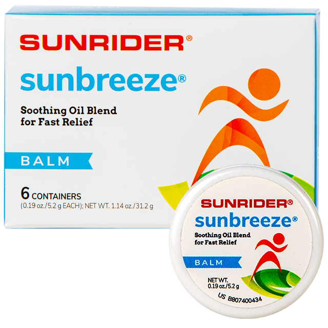 SunBreeze Balm - Bulk Savings by Sunrider Balm - 6 Small x 0.19 Oz