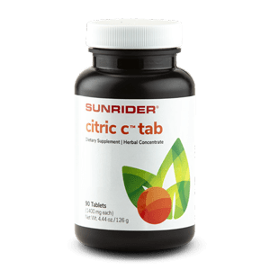 NOW AVAILABLE Citric C Tab | Chewable Vitamin C + Rose Hips by Sunrider