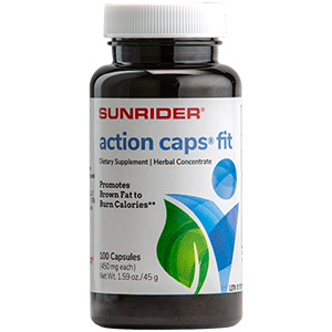 NOW AVAILABLE Action Caps Fit | Energy, Metabolism & Brown Fat Activation by Sunrider