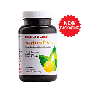 NOW AVAILABLE Herb Cal Tab | Chewable Calcium by Sunrider