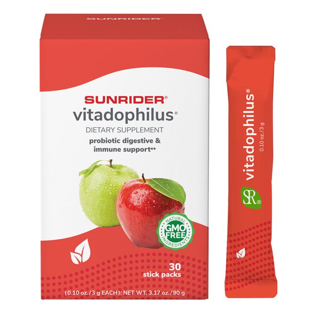 NOW AVAILABLE VitaDophilus, 10/3g and 30/3g Packs by Sunrider 30 Pack