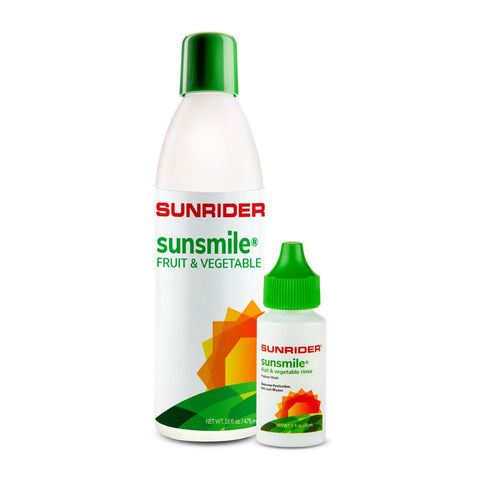 NOW AVAILABLE SunSmile Fruit & Vegetable Rinse, by Sunrider