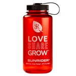 Shaker Bottle Red with Flat Cap 12 / 16 / 32 oz | By Sunrider 32 oz / 946 ml