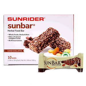 OUT OF STOCK / PRE-ORDER SunBars Herbal Food Bar, 10 Pack by Sunrider