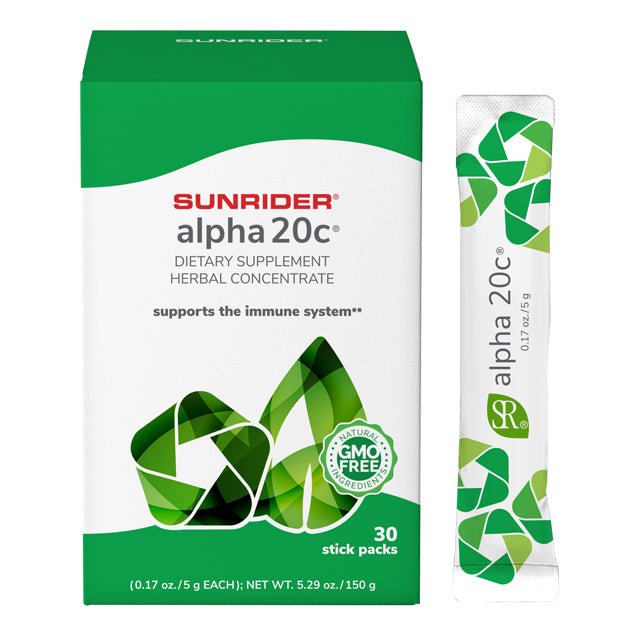 OUT OF STOCK / PRE-ORDER Alpha 20C | Immune System Herbal Supplement by Sunrider Powder | 30 Stick Packs (Bulk) | Great Value!